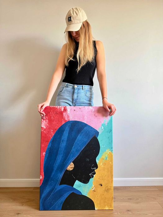 Plakat na płótnie obity na krosno 50x70