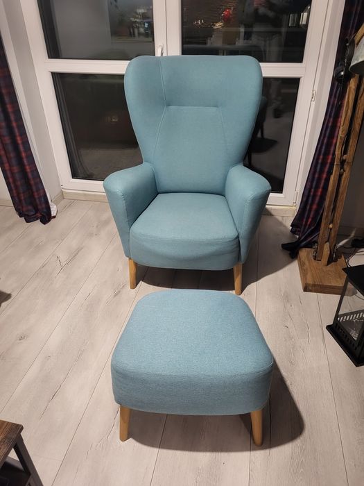 Fotel plus podnóżek