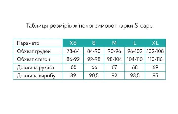 S-Cape Жіноча Зимова куртка М