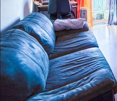 Sofa 3 lugares preto