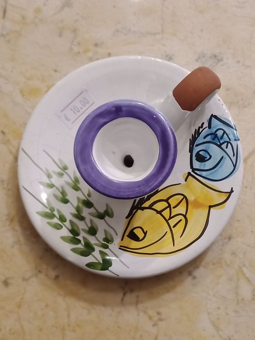 Palmatorias em barro artesanato português