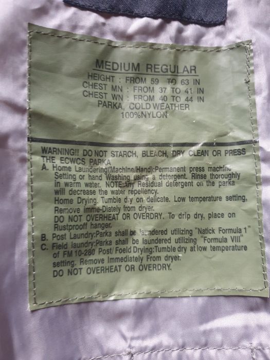 Парка для мисливства ECWCS Level 6, розмір Medium Regular