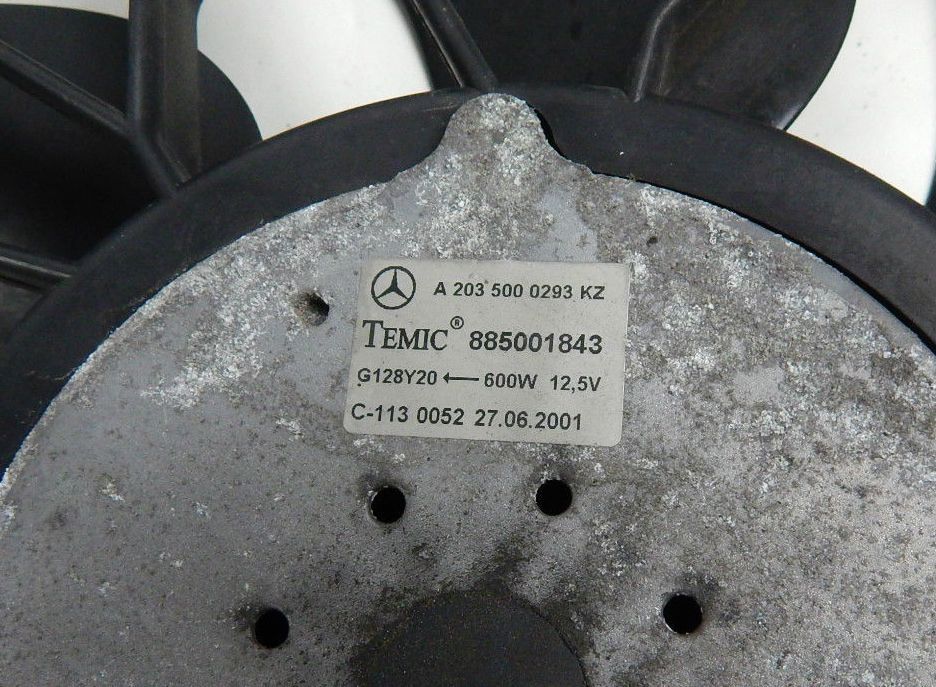 Ventoinha do Radiador - Mercedes Classe C e CLK (W203 W209) C220Cdi