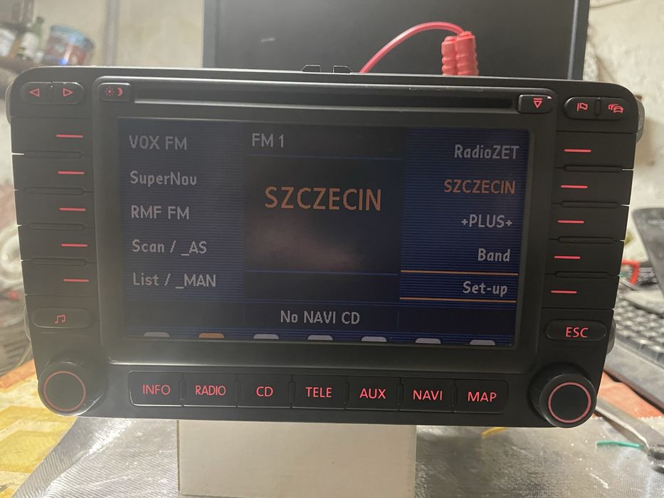 Radio vw mdf2 sprawne z kodem