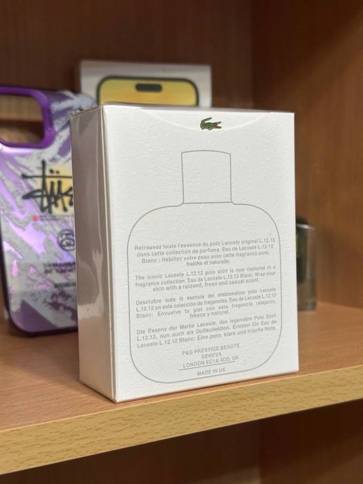 Духи Парфум Lacoste Eau De L.12.12 Blanc 100мл, Нові, Чоловічі