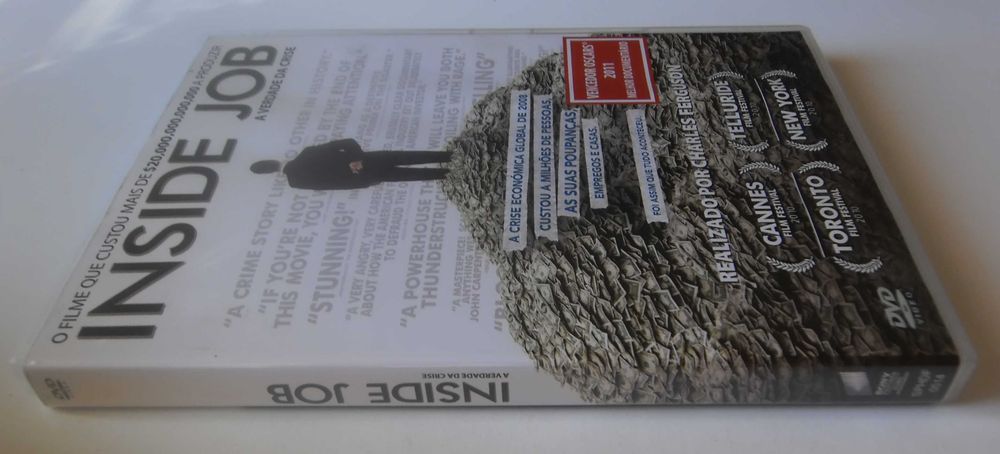 DVD Filme Inside Job - Vencedor do Melhor Documentário Óscares 2011