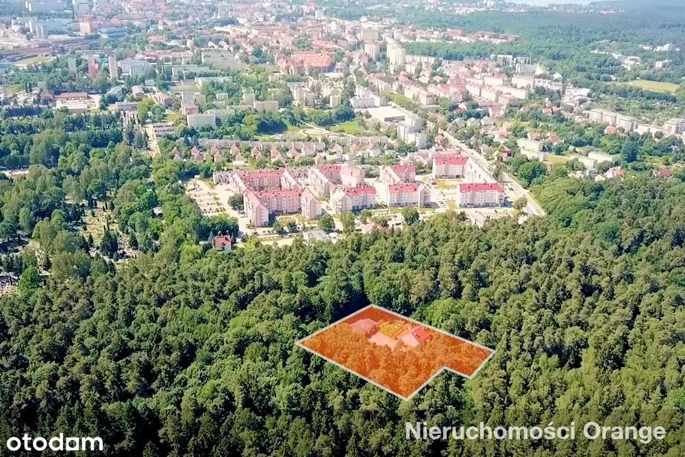 Działka inwestycyjna z zabudowaniami pod usługi