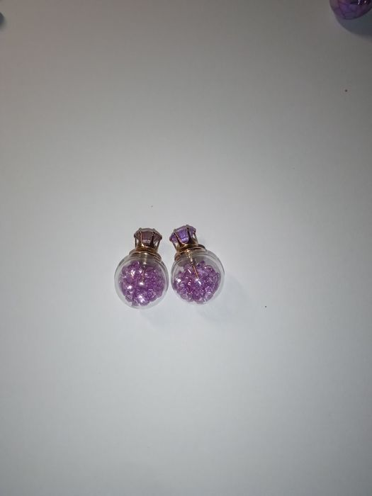 Сережки вісім пар різнокольорові