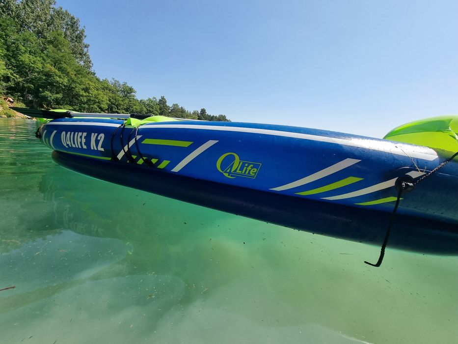Kajak 2 osobowy z dmuchanymi siedzeniami