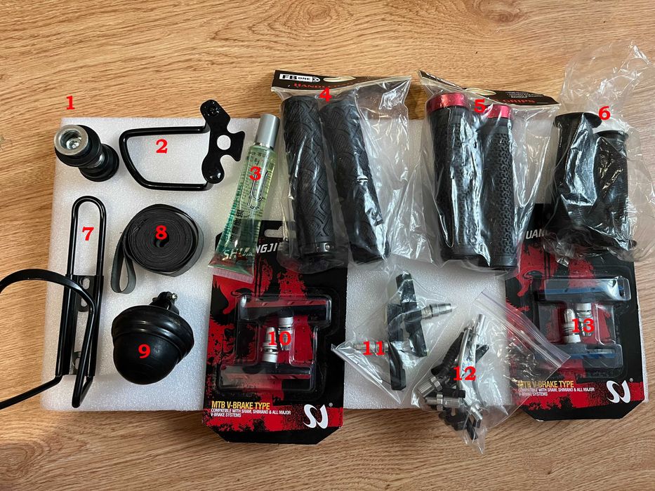 Велозапчастини: Касети,тріщотки, гріпси, підножки, перемикачі та інше