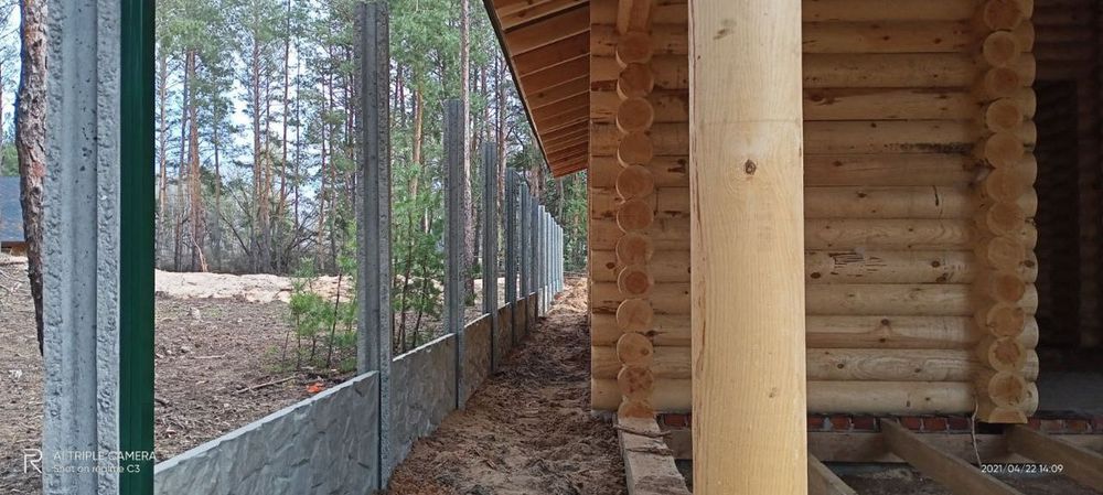 АКЦИЯ‼️Еврозаборы секционные бетонные / Сетка Рабица, Столбы под сетку