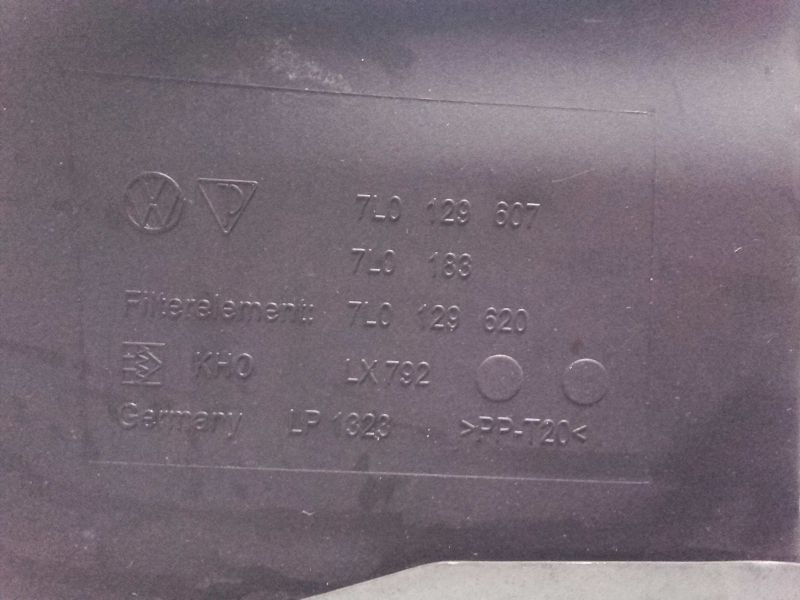 Caixa filtro ar VOLKSWAGEN Touareg (7L)