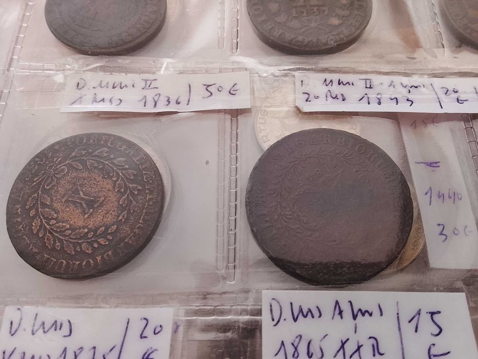 Moedas Monarquia e República