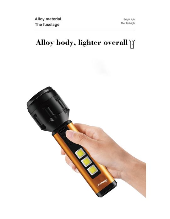 Lanterna LED USB Recarregável QA-L772