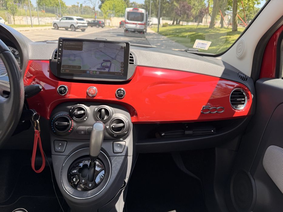 Fiat 500 1.2 Lounge Automático | 86.880 km | Teto Panorâmico | Câmara Traseira