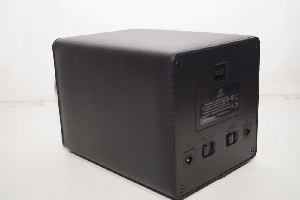 MOZSLY rotomat na 1 zegarek Cichy czarny ręcznie wykonany skórzany