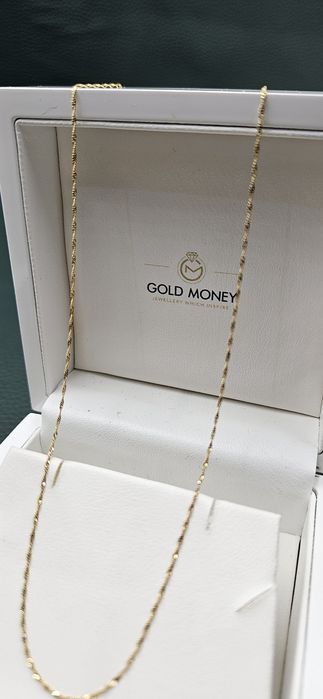 Złoty łańcuszek singapur 585 GOLD MONEY**