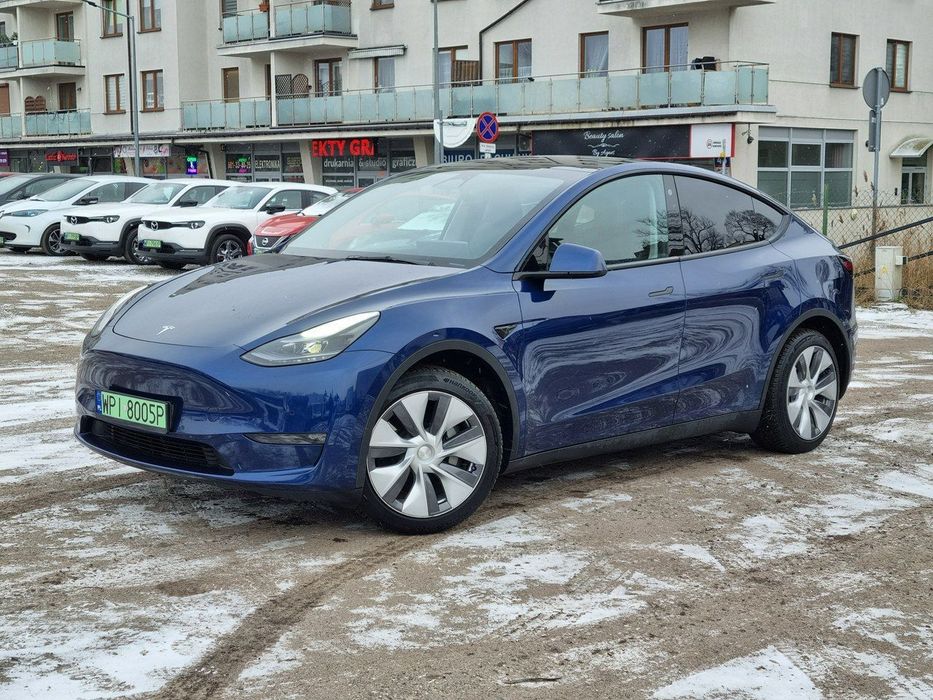 Tesla Y Long Range AWD 514KM Ori Lakier Rozszerzony Autopilot 19" SOH91% FV23%