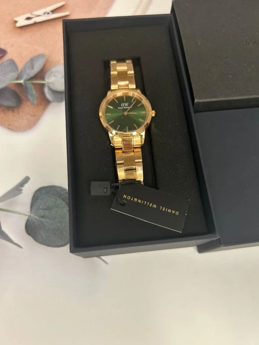 Zegarek Daniel Wellington Iconic Link Emerald 28 mm DW00100421