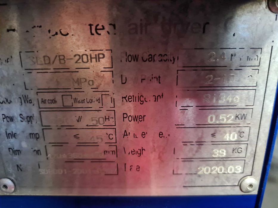 Osuszacz ziębniczy AIRPRESS SLD 2,4 m3/min
