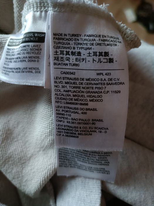 Krótka bluza marki Levi's w kolorze szary melanż