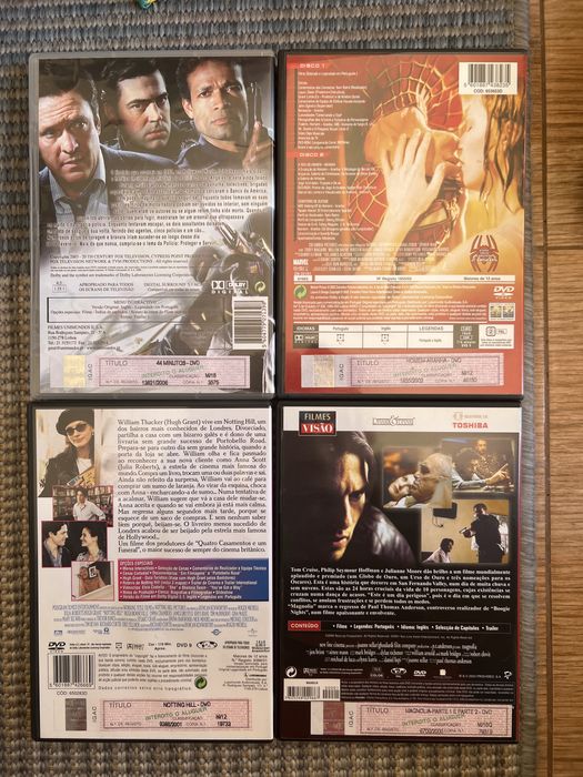 Dvd filme Notthing hill homem aranha 44 minutos  a