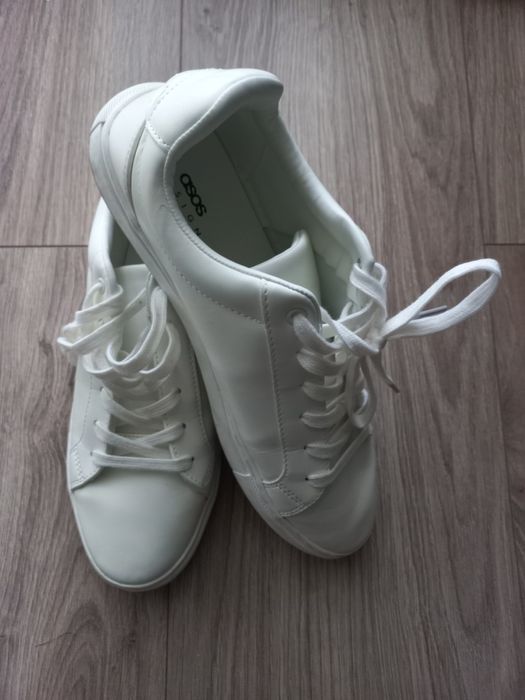 firmowe męskie buty-białe-Snakery-rozmiar-44,5