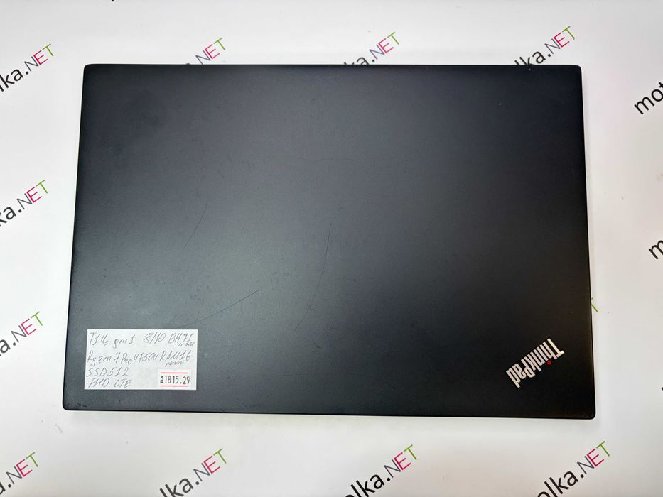 Ноутбук Lenovo ThinkPad T14s Gen 1 14"/Ryzen 7 PRO 4750U/16 RAM/512