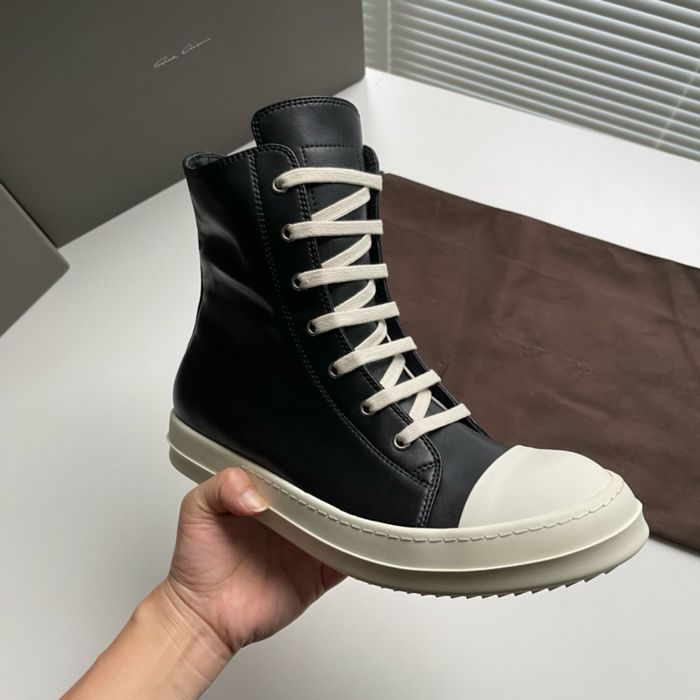 Нові Кеди Rick Owens Ramones High-Top Leather/39-44/Преміум якість!