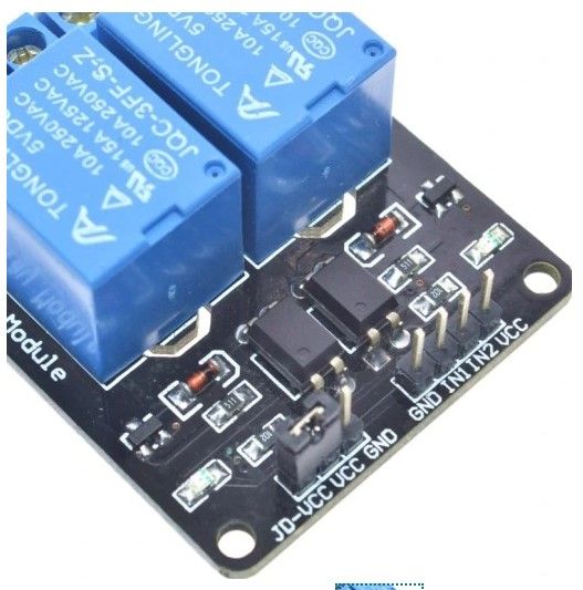 Przekaźnik 2-kanałowy moduł 5V AVR do Arduino 10A