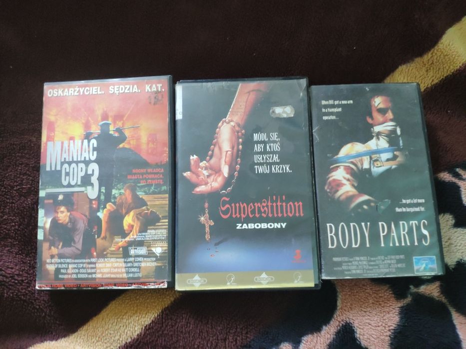 Zestaw horrorów VHS