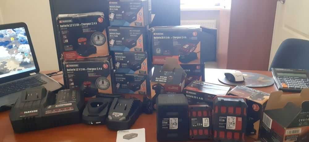 куплен Lidl  Parkside акумуляторы 2а 4а 8а 20в 12в зарядка парксайд