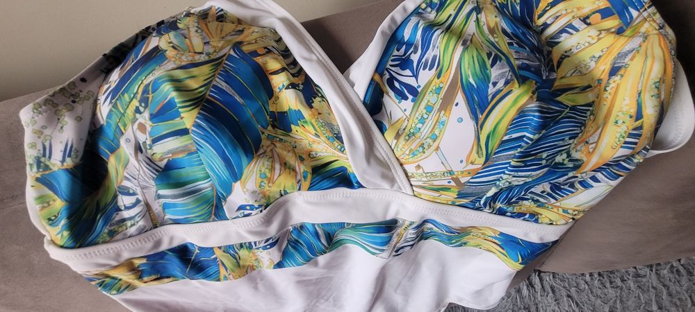 Strój kąpielowy nowy xxl biały miska e