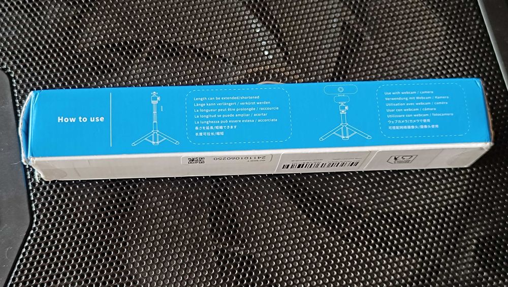 Selfie stick extensível Tripé para Action Cam Telemóvel