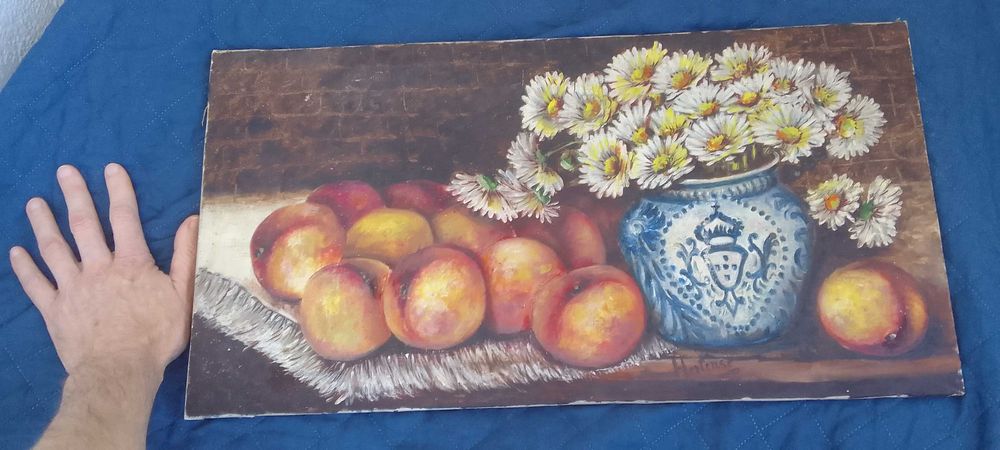 Quadro óleo assinado "Hortense"