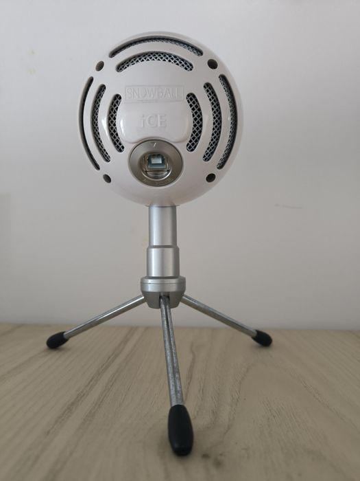 Microfone blue snowball branco