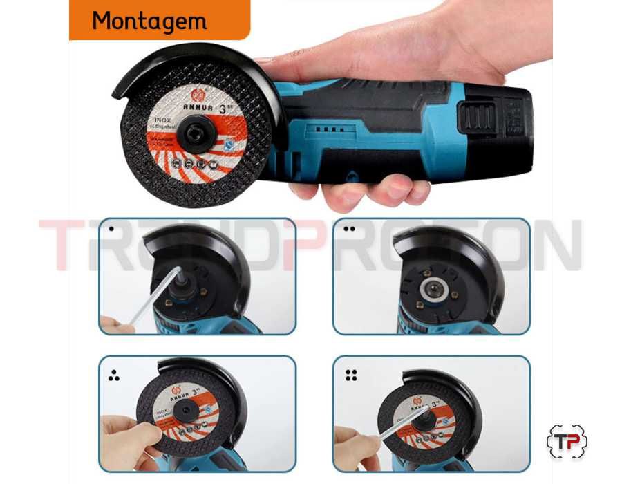 Mini Rebarbadora a Bateria 12v