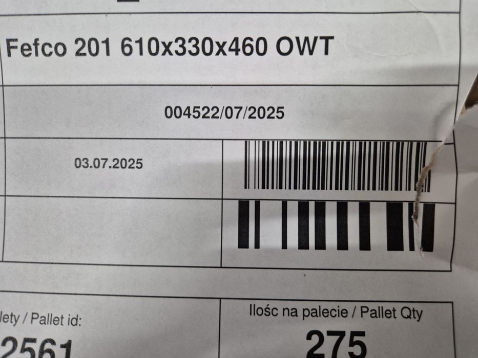 Karton klapowy  fefco 201  610x330x460