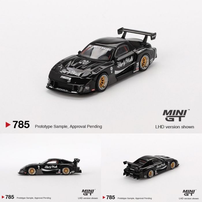 Mini GT, MiniGT, Мини ГТ, Mazda RX-7 LBWK Мазда РХ7, модель 1/64