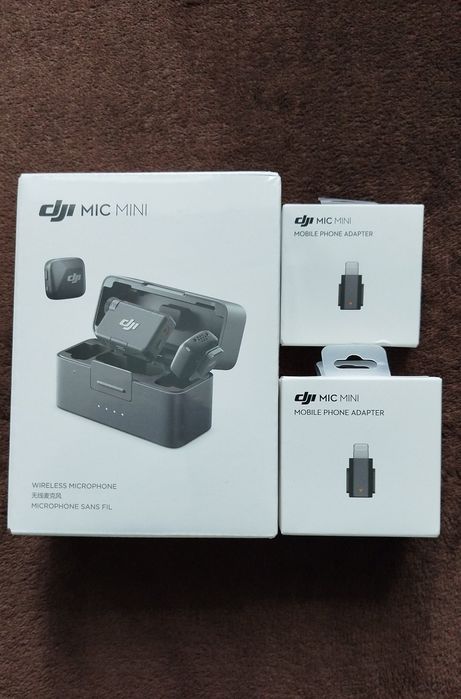 Микрафон  DJI Mic Mini Transmitter.

Упакований заводськи