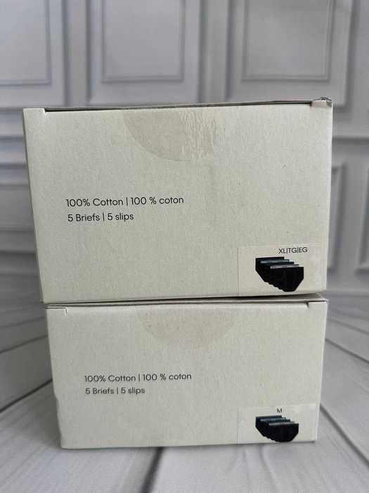 Чоловічі труси бріфи Calvin Klein набір 5 штук чорного кольору