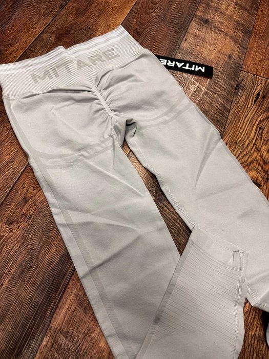 Legginsy SLIM PUSH UP K078 jasnoszare MITARE  r.L #259