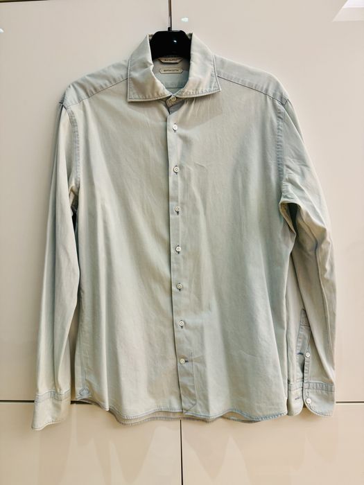 Koszula Suitsupply Albiate denim 39 Italy bawełna egipska