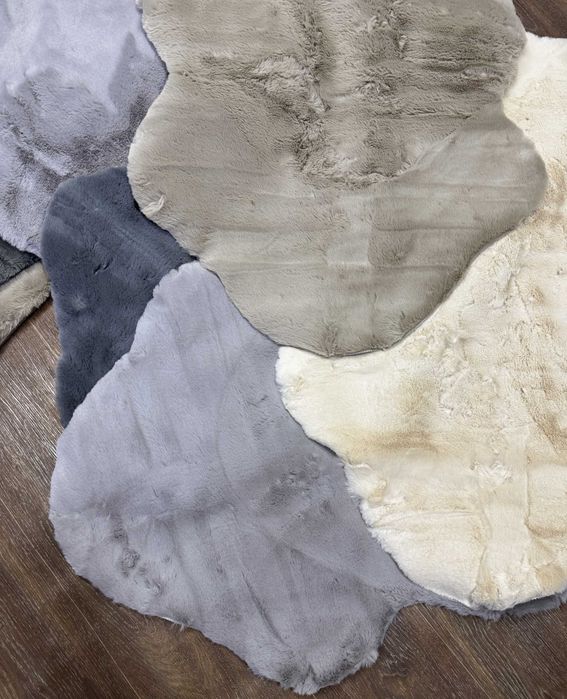 Коврик штучне хутро, килим кролик, килим хутро, килим штучний кролик