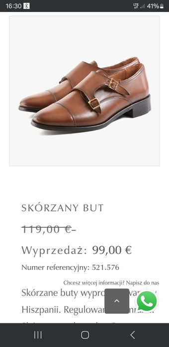 Czółenka damskie monki 36 Antonio Parriego nowe skóra naturalna