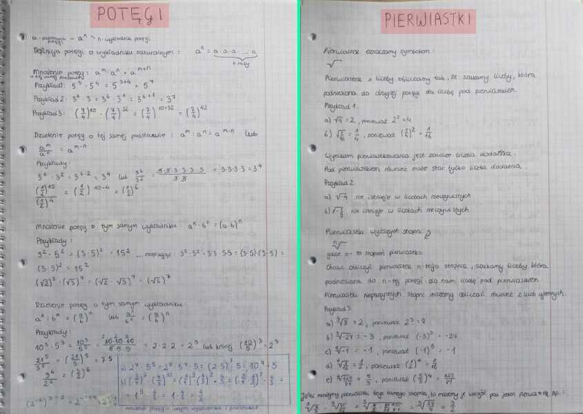 Notatki Maturalne Matematyka + Angielski