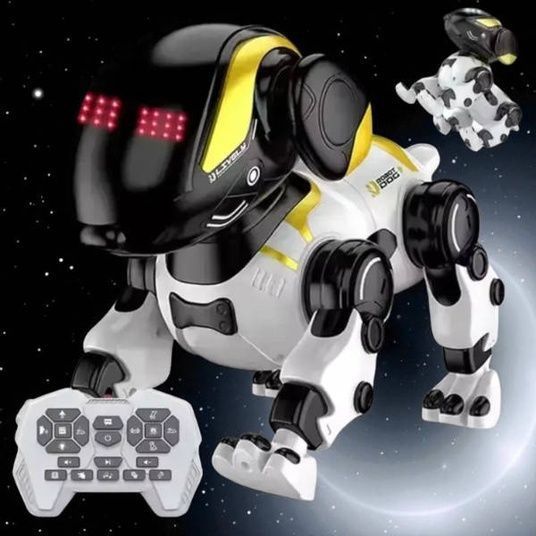 Розумний собака-робот з пультом управління та голосовими командами