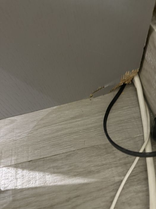 Comoda  3 gavetas Ikea cinza com tanpo em vidro