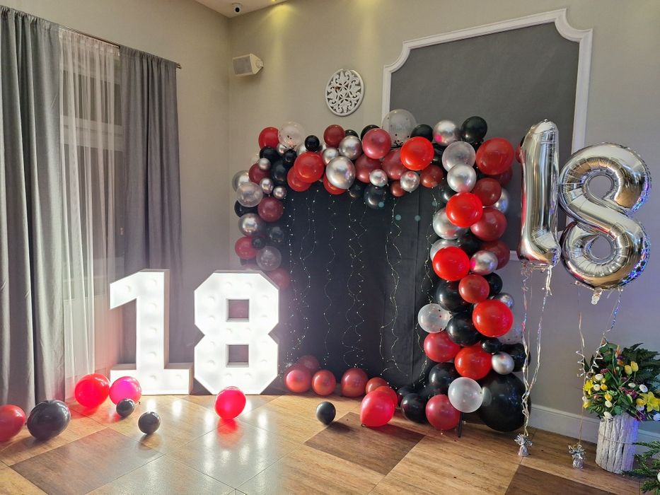 Napis LOVE Cyfra 18 , 30 , 40 , 50 led cyfry LED dekoracje