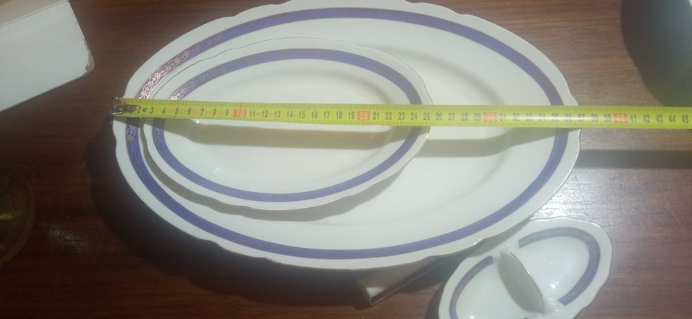 Zastawa obiadowa na 12 osób Ćmielów PRL